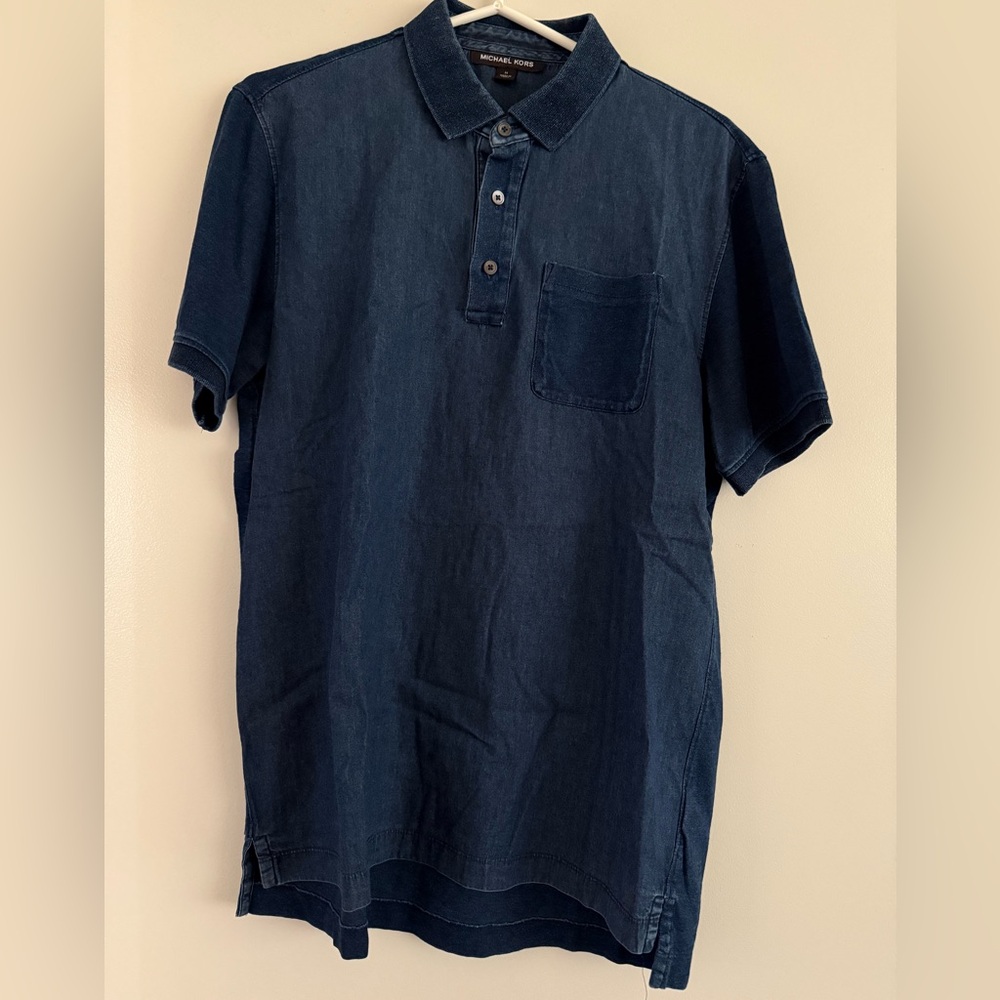 Michael Kors Dark Blue Polo Shirt